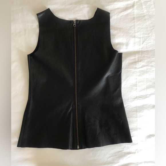 Leather Vest by Patterson J. Kincaid - Picture 2 of 3
